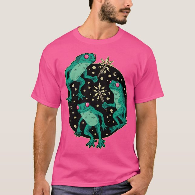 Camiseta Loveland Frogman Cryptid Black (Anverso)