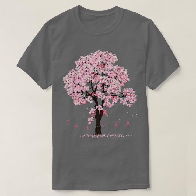 CAMISETA LOVELY CHERRY BLOSSOM TREE OF SAKURA  (Diseño del anverso)
