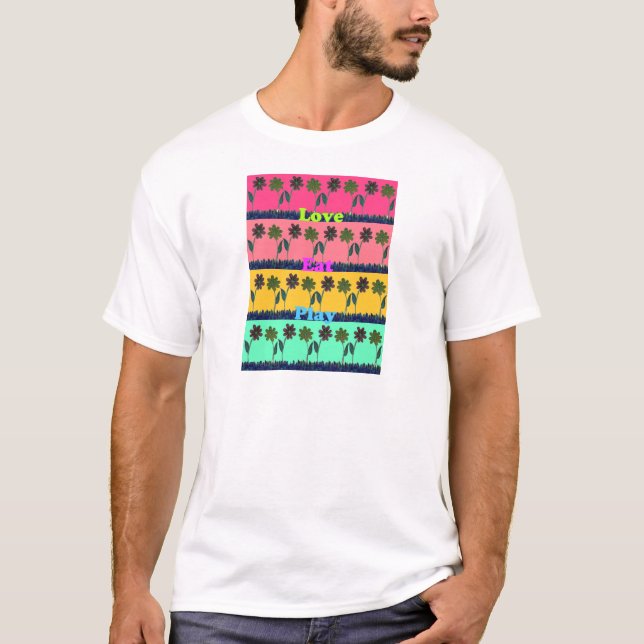 Camiseta Lovely Eat Play Colores.png (Anverso)