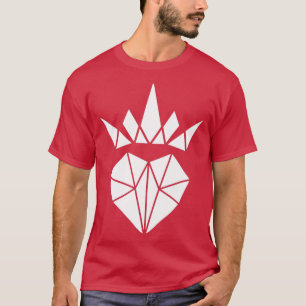 Camiseta Lovely Origami Crowned Heart Awesome Gift Idea For