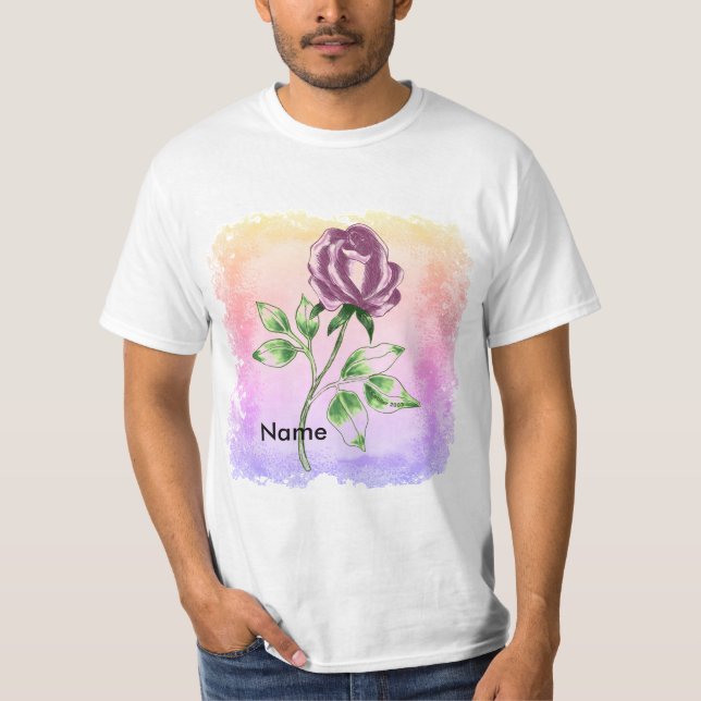 Camiseta Lovely Rose (Anverso)