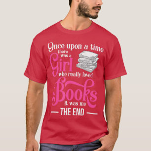 Camiseta Lover Chica libro gracioso Hombres Hombres Gusano 