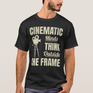 Camiseta Lover de cámara cinematográfica de mentes cinemáti