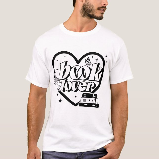 Camiseta Lover de libros (Anverso)