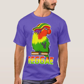 Camiseta Lover de pájaro loro reggae