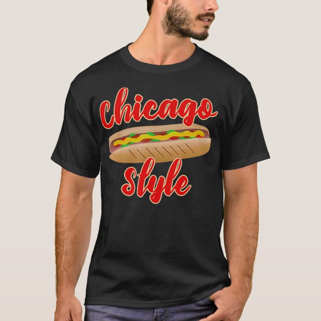 Camiseta Lover de Perros Calientes de Chicago (Anverso)