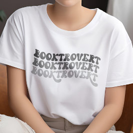 Camiseta Lover del libro de Booktrovert retro negro multico