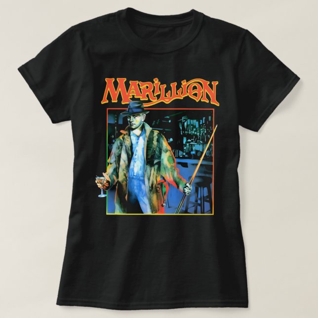 Camiseta Lover Gifts Marillion Retro Vintage (Diseño del anverso)