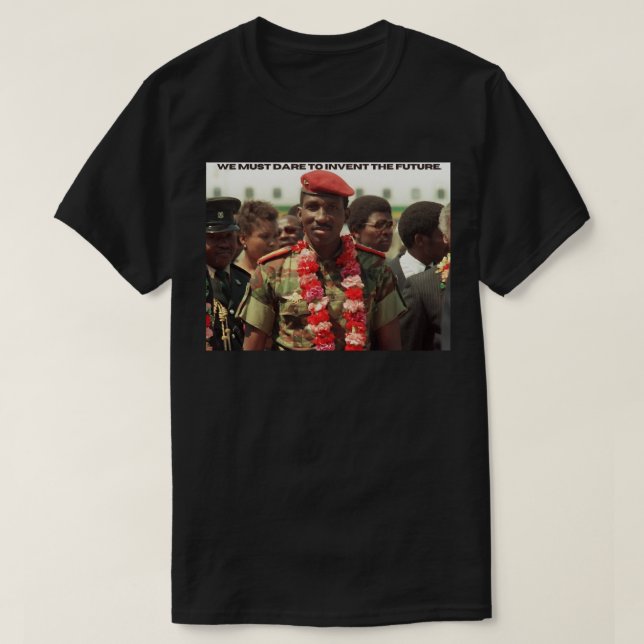 Camiseta Lover Gifts President Thomas Of Burkina Sankara Fa (Diseño del anverso)