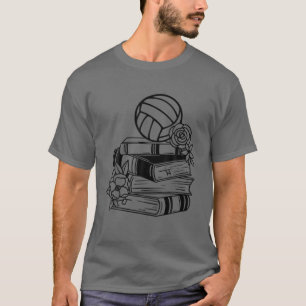 Camiseta Lover Leer libros de voleibol regalo a mujeres ado