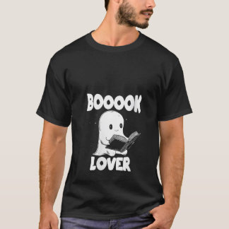 Camiseta Lover libro de gusanos fantasma para las mujeres