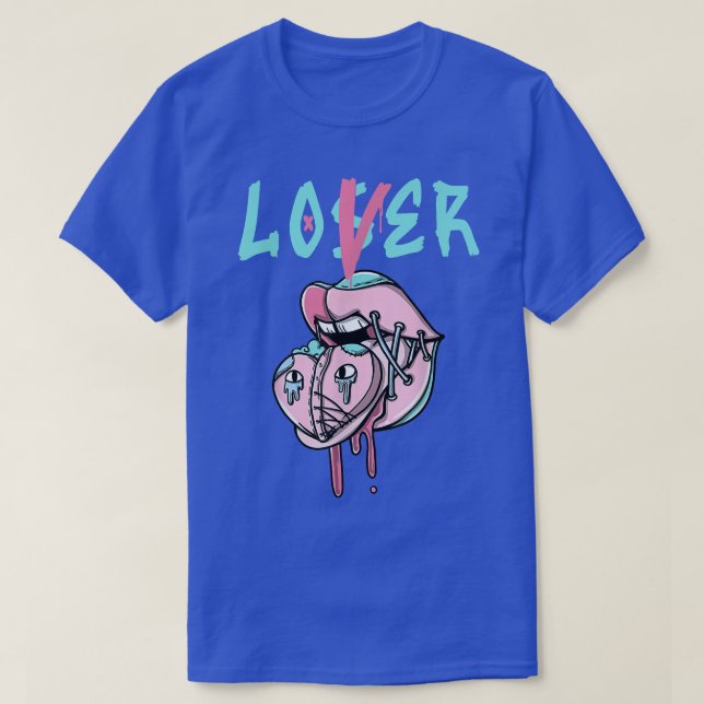 Camiseta Lover Loser Pink Pastel Gótico Costume de los labi (Diseño del anverso)