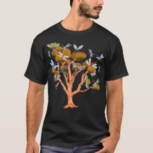 Camiseta Lover Lover Nature, insecto de árbol, Animal Drago