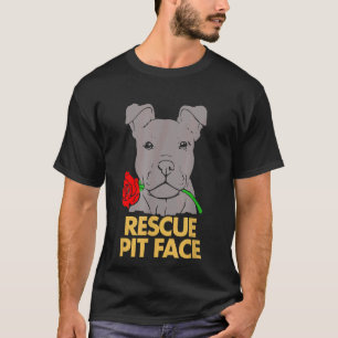 Camiseta Lover Rescue Pit Face Pitbull Bulldog Dog Rescutad