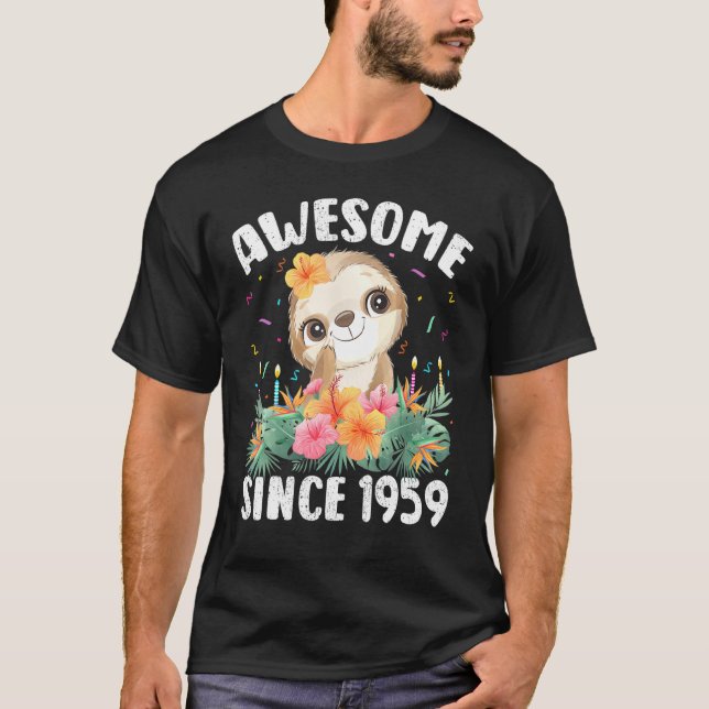 Camiseta Lover Sloth de 63 años de edad asombroso desde 195 (Anverso)