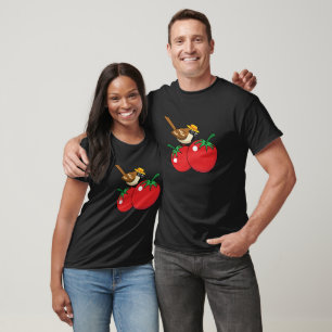Camiseta Lover Sparrow Orgánico come tomate rojo