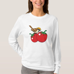 Camiseta Lover Sparrow Orgánico come tomate rojo