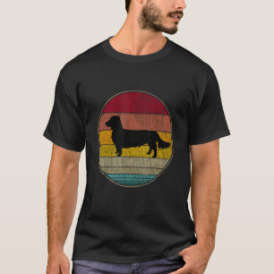 Camiseta Lover Vin, una mascota de silueta de perro de Dach