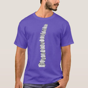 Camiseta Lovers de la columna vertebral del libro Gemelos d