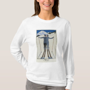 Camiseta <Lovers in the Snow> por Jorte Barbier