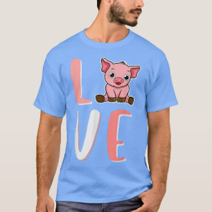 Camiseta Lovers of Pigs, Piglets Farm Farming Animals Count