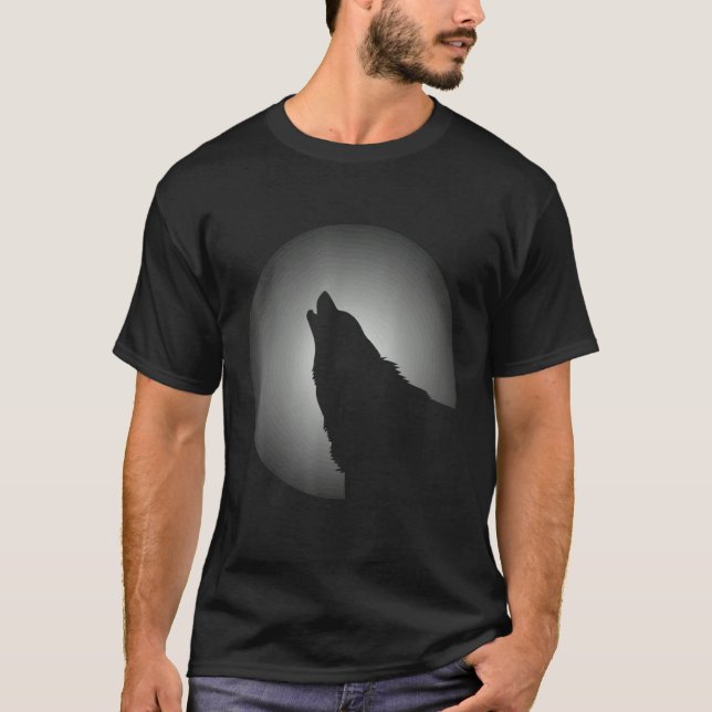 Camiseta Loves Wolves wolf moon 3 (Anverso)
