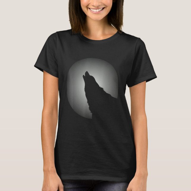 Camiseta Loves Wolves wolf moon 3 (Anverso)
