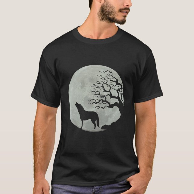 Camiseta Loves Wolves wolf moon 4 (Anverso)