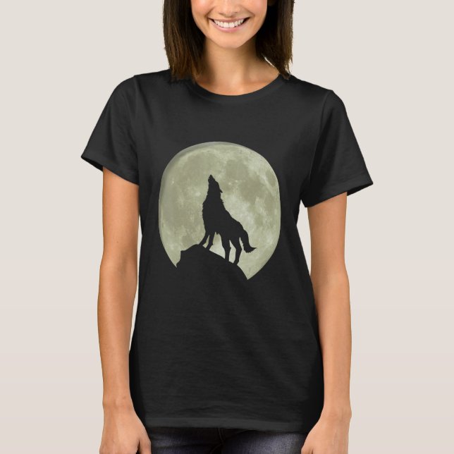 Camiseta Loves Wolves wolf moon 7 (Anverso)
