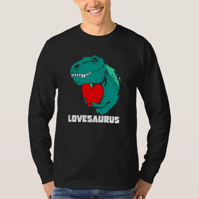 Camiseta Lovesaurus For Toddler Boys Valentines Day N rex D (Anverso)