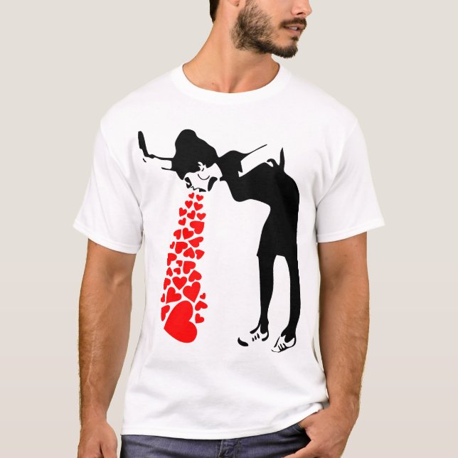 Camiseta Lovesick Street Art By Banksy - Street Art Work Gr (Anverso)