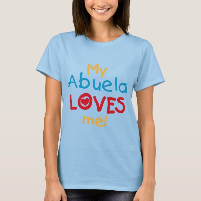 Camiseta LOVESMEabuela (Anverso)
