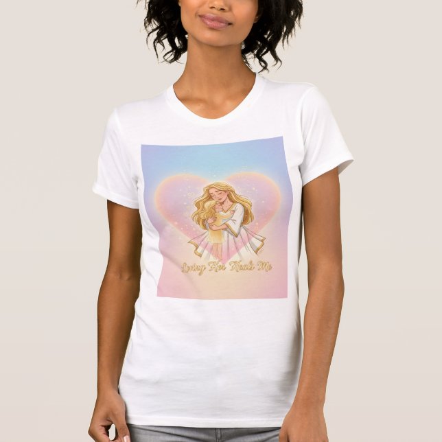 Camiseta Loving Her Heals Me – Inner Child Reunion Art (Anverso)