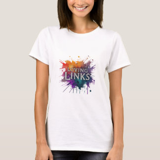 Camiseta "Loving Links" presenta un encantador diseño de ca