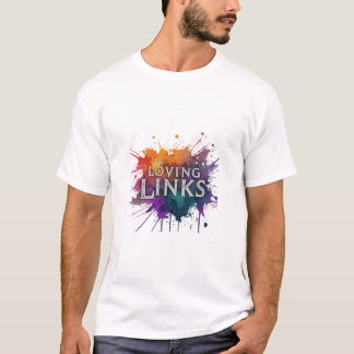 Camiseta "Loving Links" presenta un encantador diseño de ca