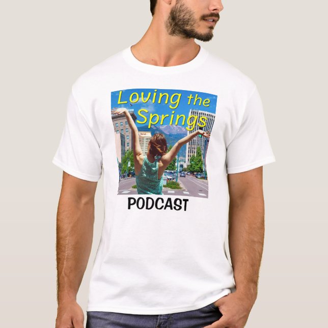 Camiseta Loving the Springs podcast versión 2 (Anverso)