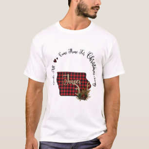 Camiseta Lowa Plaid All Vuelve A Casa Para Navidades