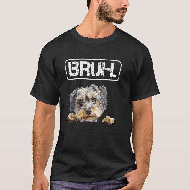 Camiseta Löwchen Bruh Funny Dog Lover (Anverso)