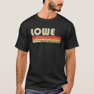 Camiseta LOWE Surname Funny Retro Vintage 80S 90S Cumpleaño