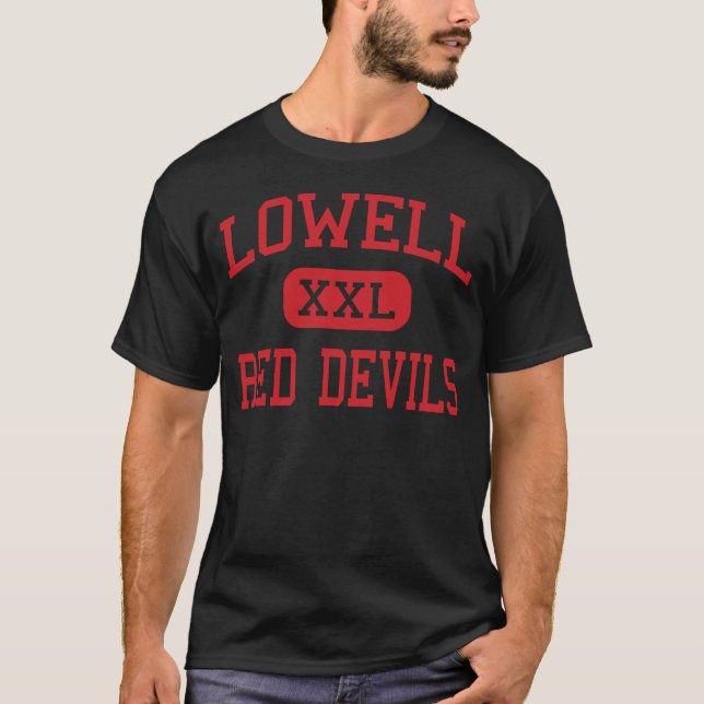 Camiseta Lowell - diablos rojos - High School secundaria - (Anverso)