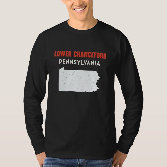Camiseta Lower Chanceford Pennsylvania USA State America Tr (Anverso)