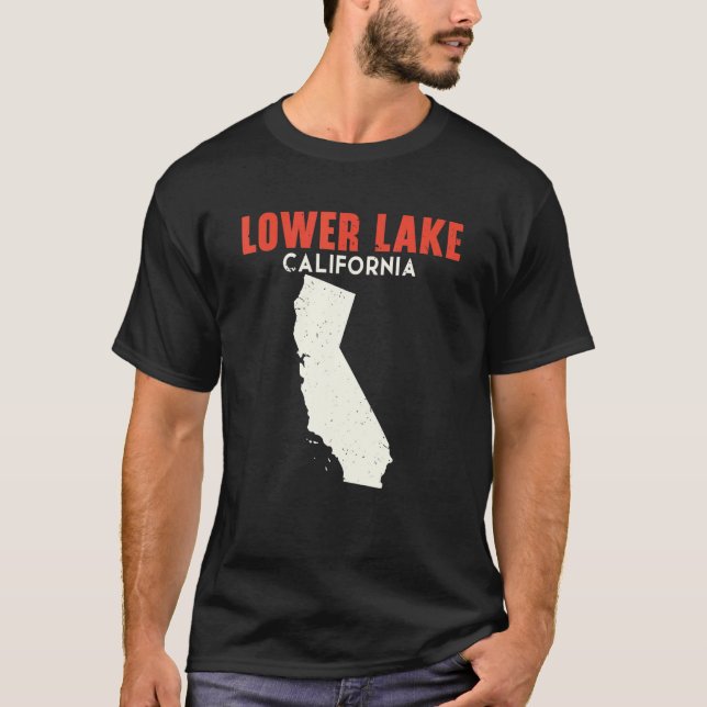 Camiseta Lower Lake California EE.UU. (Anverso)