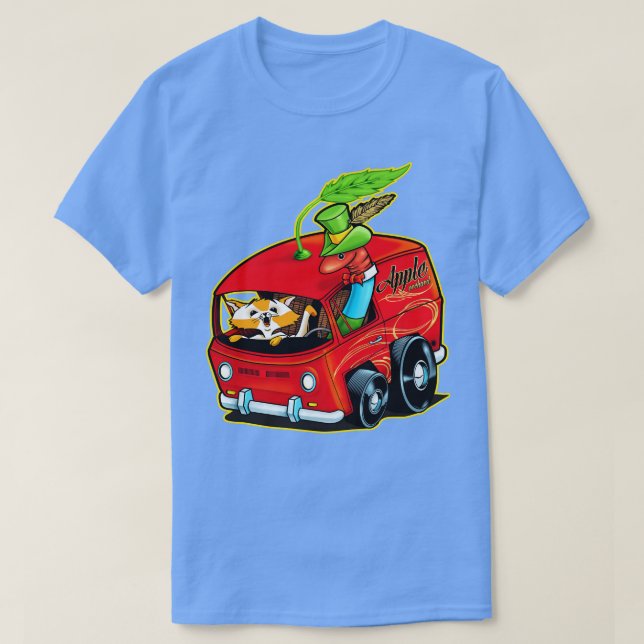 Camiseta Lowly Worms Apple Delivery TShirt (Diseño del anverso)