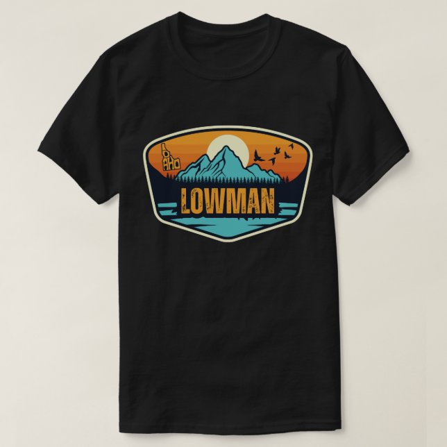 Camiseta Lowman, Idaho (Diseño del anverso)