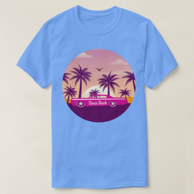 Camiseta Lowrider de Venice Beach California (Diseño del anverso)