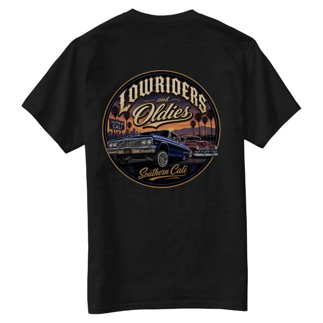 Camiseta Lowriders y viejitos vuelven a pegar (Lowriders and oldies T-Shirt)