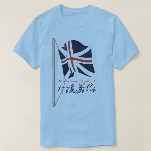 CAMISETA LOYALISTAS ESTADOUNIDENSES (Diseño del anverso)