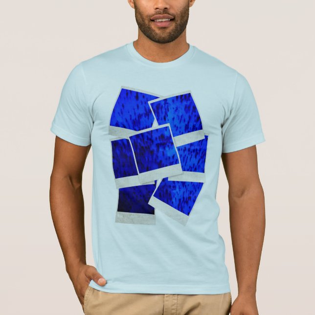 Camiseta Loza de color azul cobalto (Anverso)