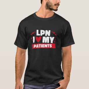 Camiseta LPN amo a mis pacientes, LPN enfermera y LPN enfer