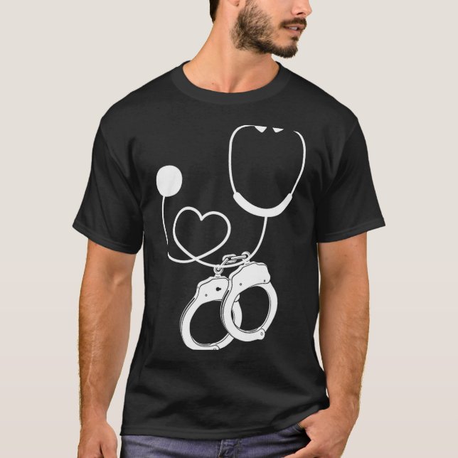Camiseta Lpn Correctional Nurse Nursing Stethoscope Officer (Anverso)
